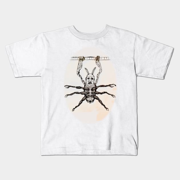 "Hang-Roach" by Dapepper Arts Kids T-Shirt by Dapepper Arts